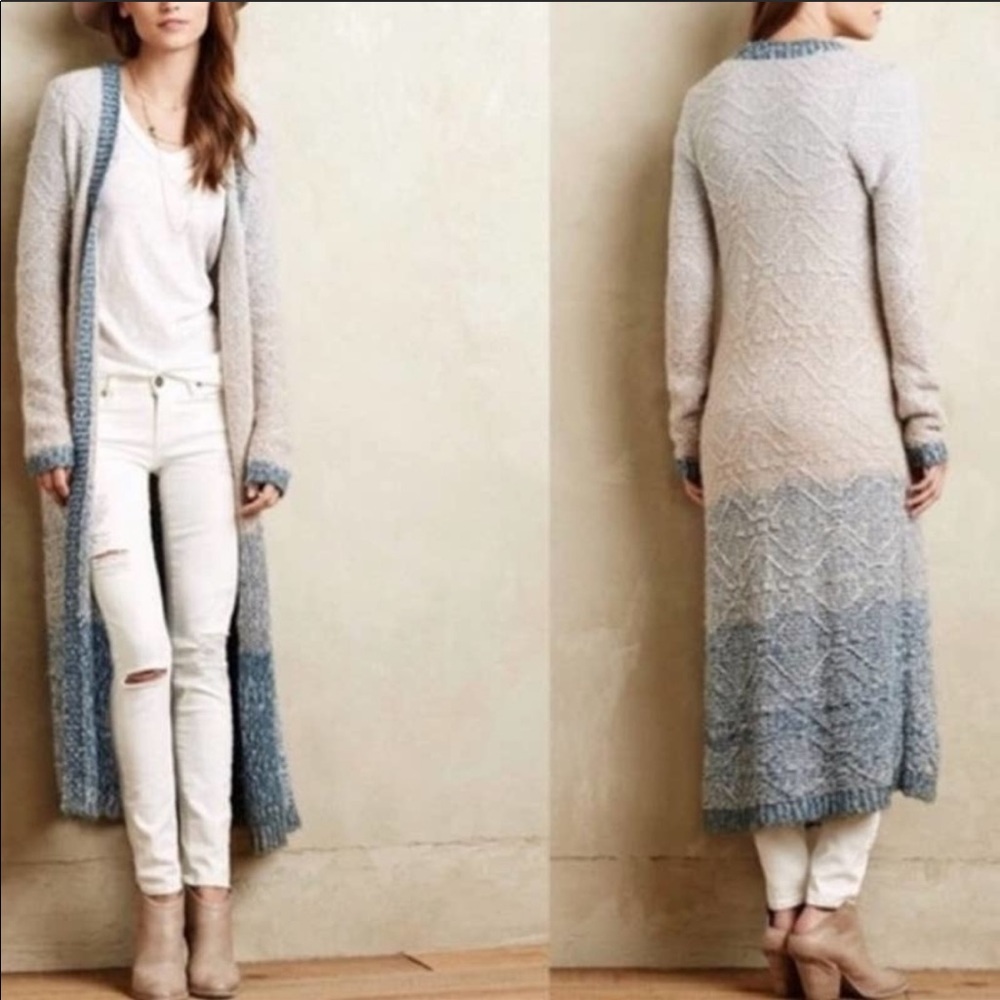 Moth Ombré Sweater Duster from Anthro